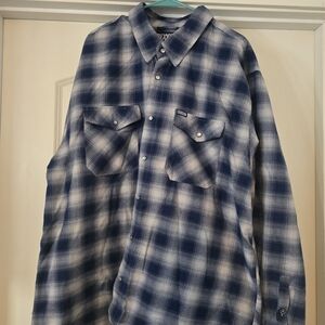 Blue Plaid Men's Shirt